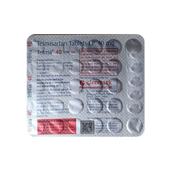Telma 40mg Tablet